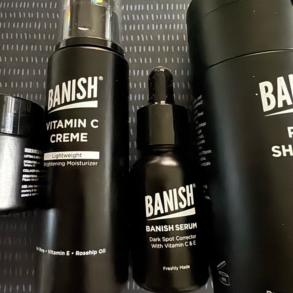Banish skincare kit pore shrinker vitamin c dark spot eye lift - Picture 3 of 4